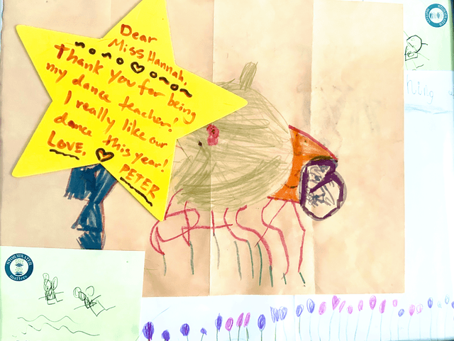 Artwork by one of Hannah's former students