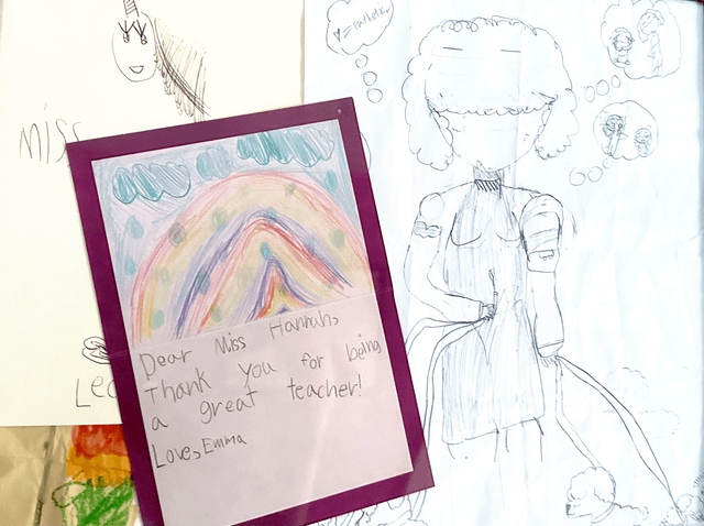 Artwork by one of Hannah's former students